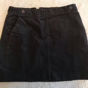 Banana republic corduroy skirt grey size 4